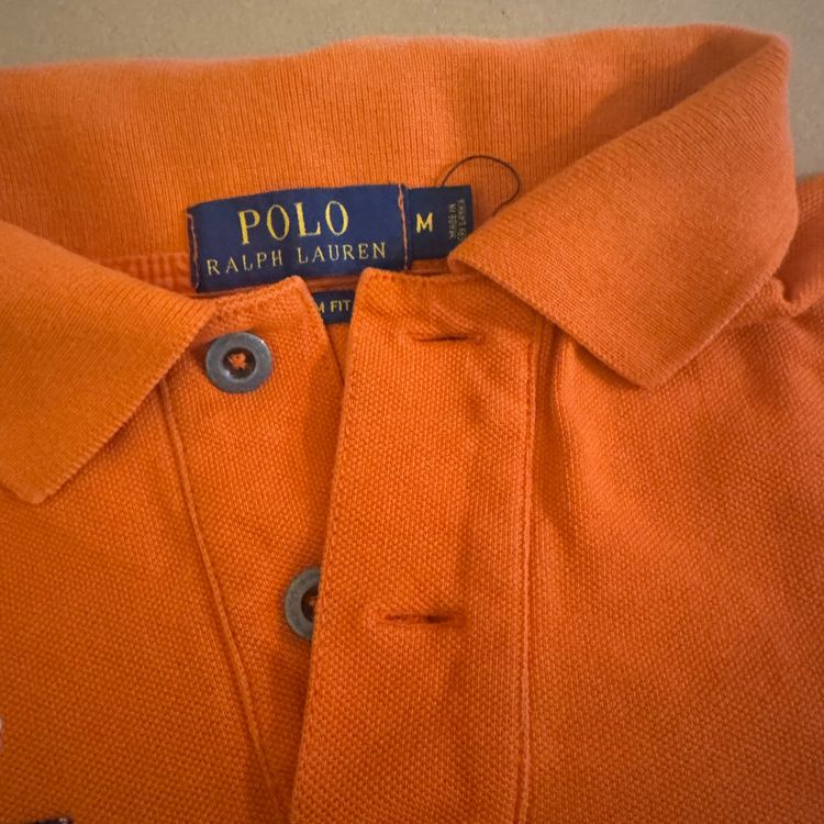 Ralph Lauren Magliette Polo: Polo Ralph Lauren Yacht Club orange poloshirt – Usato da Rheinfelden venduto da sourced_limited 3