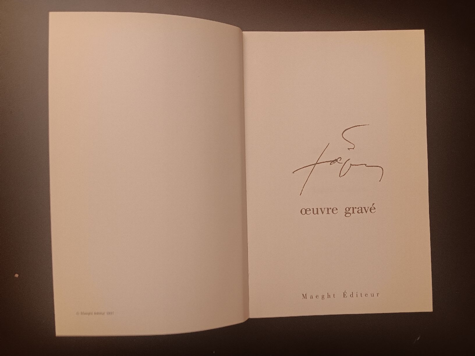 Bücher: Tapies œuvre gravée – Gebraucht aus Lausanne von Grabock 1