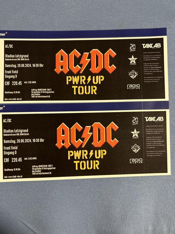 AC/DC Front Field | Kaufen auf Ricardo