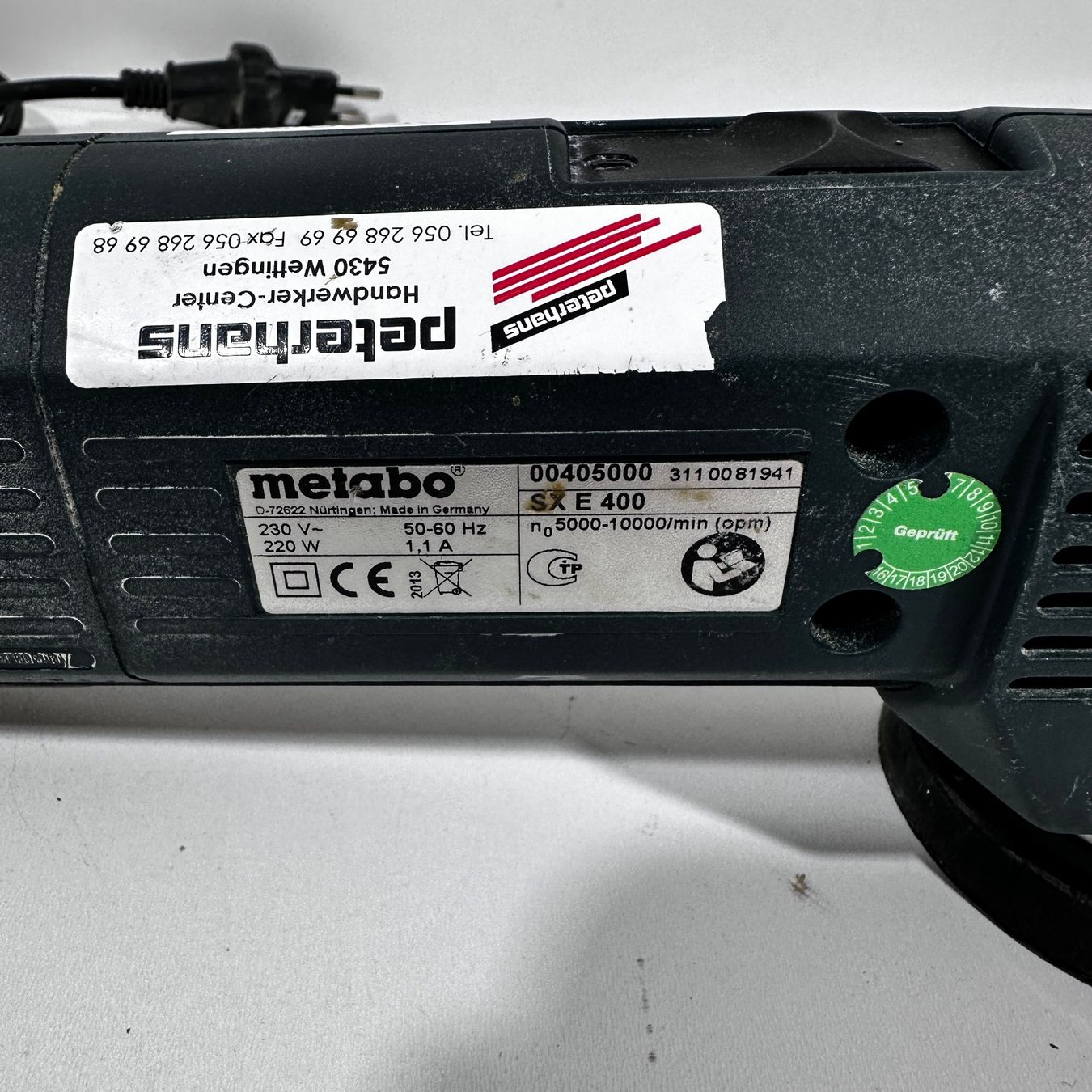 Metabo Aiguiseuses & polisseuses: EXZENTERSCHLEIFER - METABO – D'occasion à Rothrist par Die_Welle 4