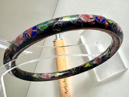 Antiker Cloisonné-Armreif – Blüten innen & aussen - Unikat