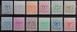 Belgien Kat. 883 & -887-897 * 1951