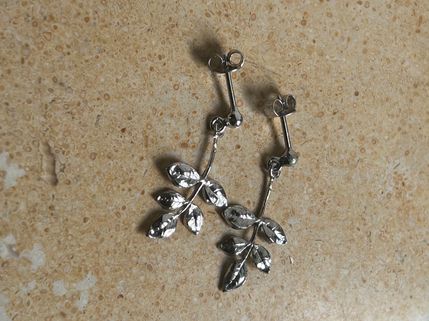 Orecchini pendenti & Orecchini a lobo: Ohrringe ZWEIG/BLATT -  SILBER! – Usato da Laufen venduto da belleskulptur 2