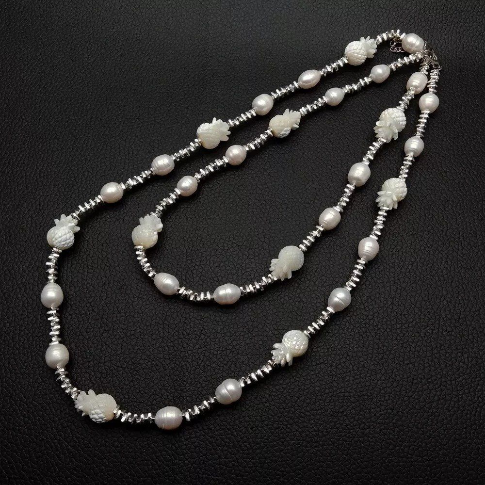 Catenine: 101 cm Blume Lua Perlenkette Echt Collier Perle Halskette – Nuovo (secondo la descrizione) da Prilly venduto da ilyria73 5