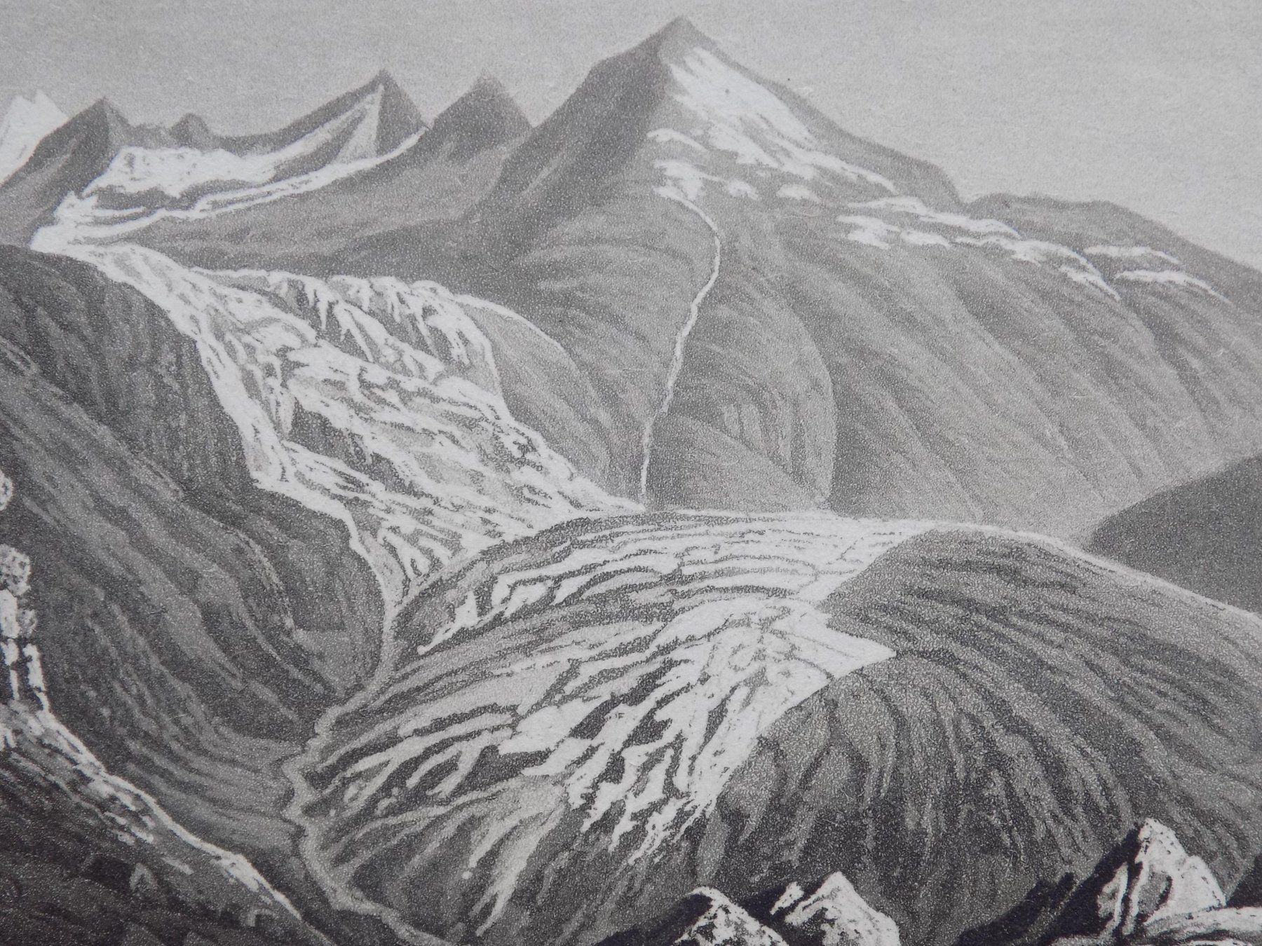 Incisioni: Vue glacier Rhône Valais – Usato da Risch venduto da Rischli15 8