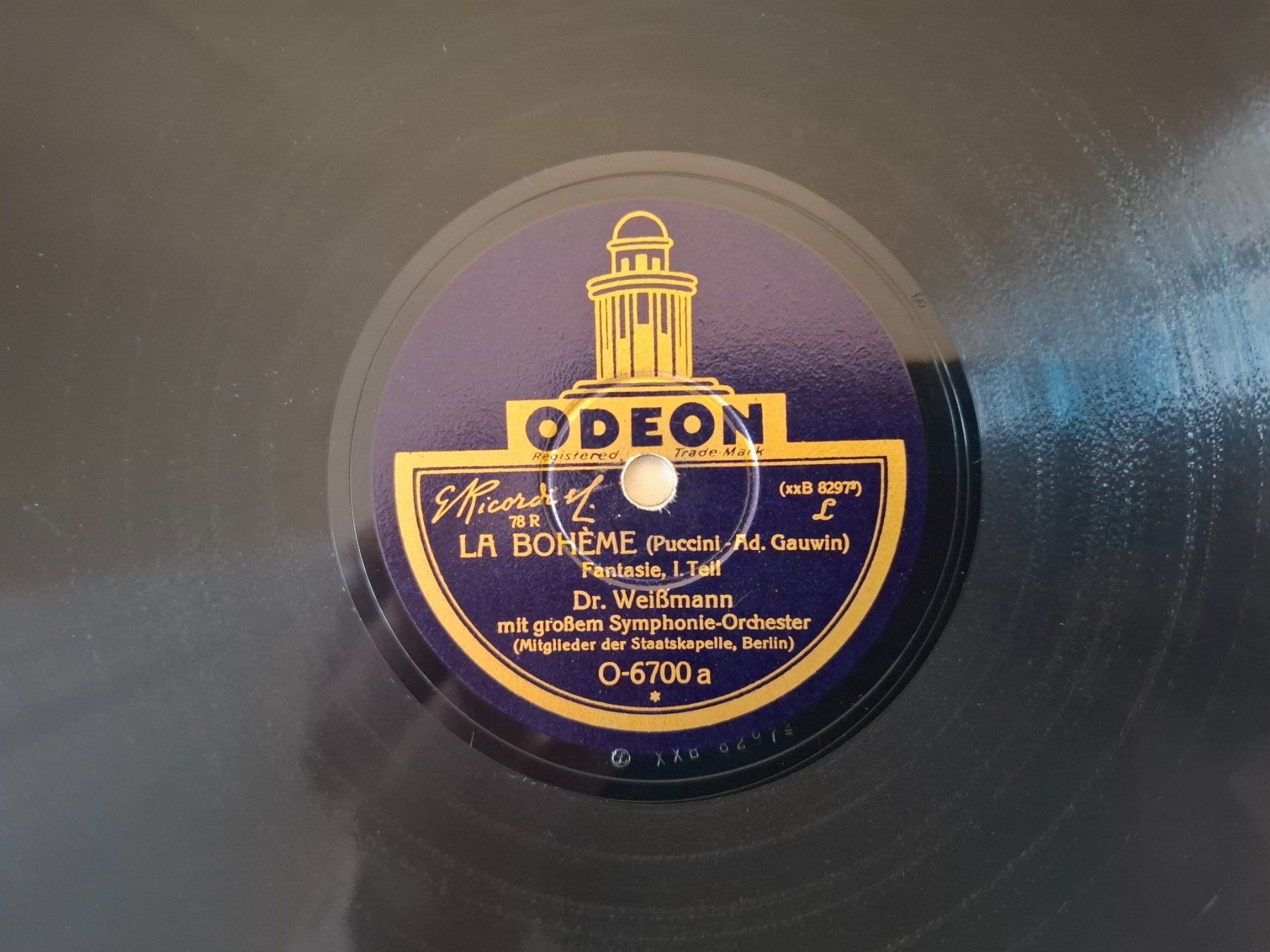 Dischi in vinile: Schellackplatte: La Boheme – Usato da Luzern venduto da globinhood 1