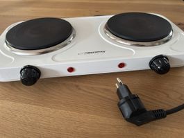 Esperanza Kochplatte Doppelkochplatte Weiss guter Zustand