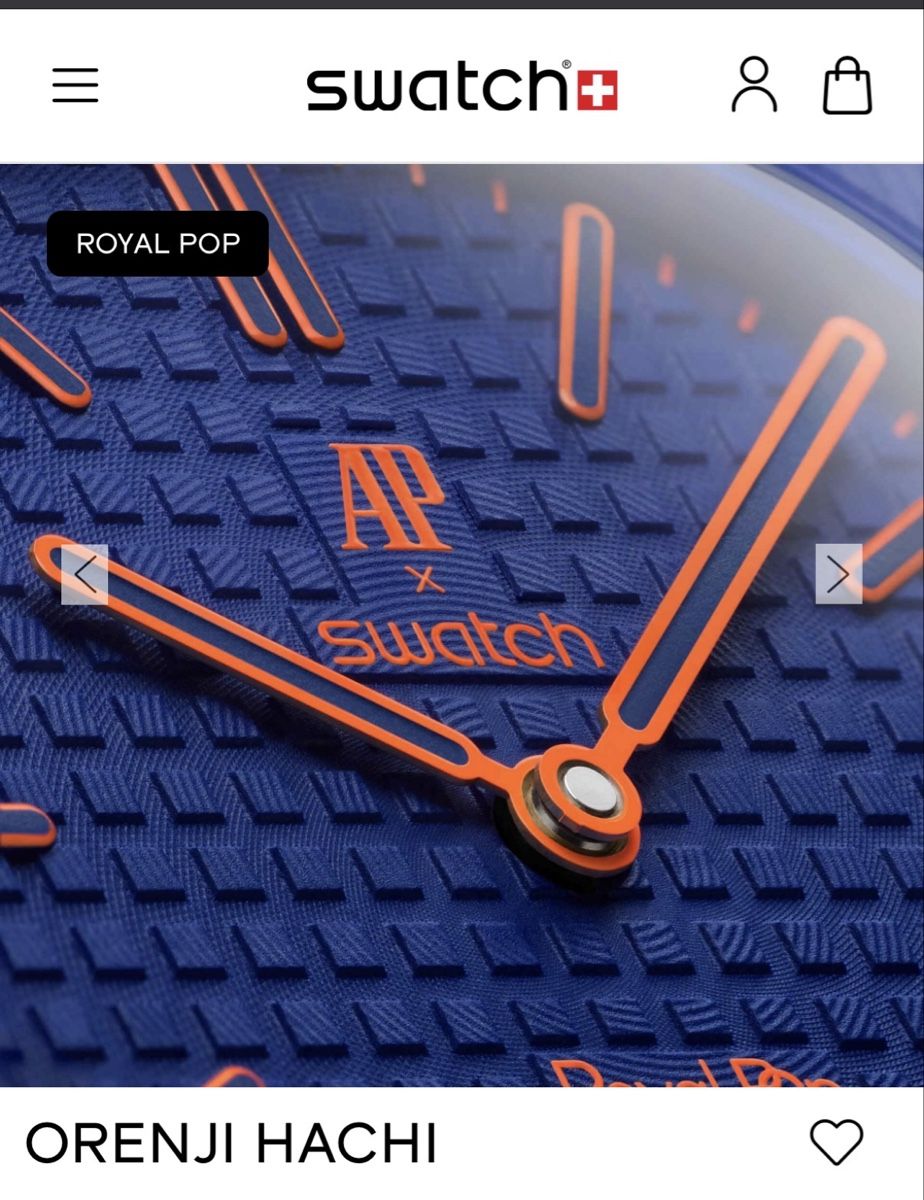 Swatch Orologi: Ap x Swatch Royal Pop – Nuovo e nell'imballaggio originale da Genève venduto da DreamSeeker 2