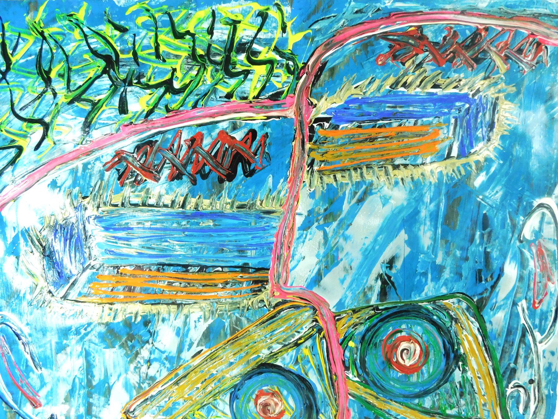 Gemälde: Moderne Kunstmalerei Akryl 2003er – Gebraucht aus Emmenbrücke von Ulisse-22 3