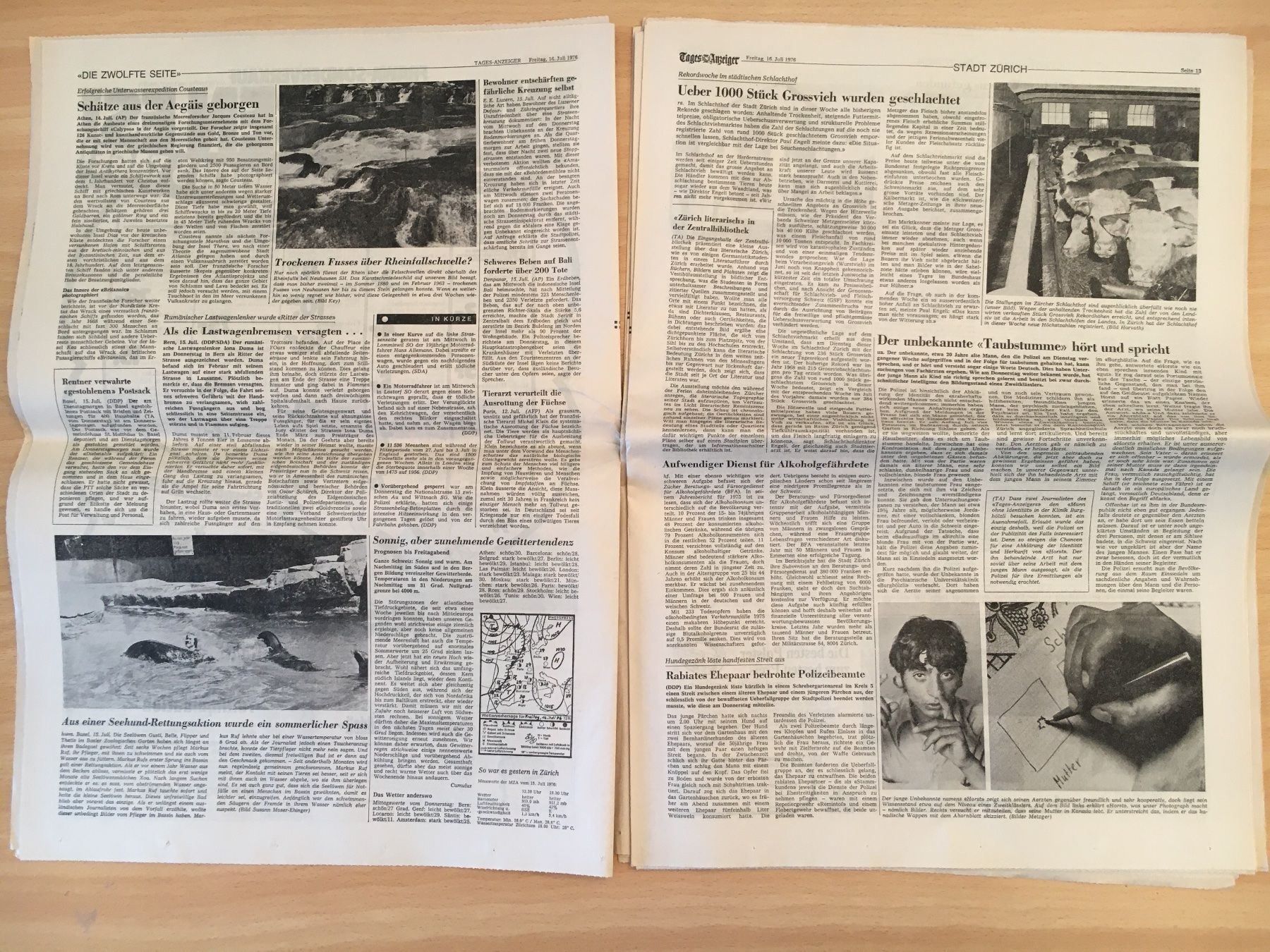 Riviste & Magazine: Tagesanzeiger vom 16. Juli 1976 – Usato da Luzern venduto da Jiggy_8898 4