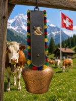 SCHNÄPPCHEN – ANTIKE SCHWEIZER KUHGLOCKE – RARITÄT –ORIGINAL