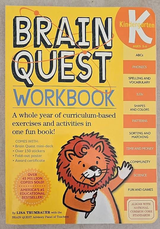 Bücher: Gratis: Brain Quest Workbook, Kindergarten (Englisch) – Gebraucht aus Krauchthal von choklay