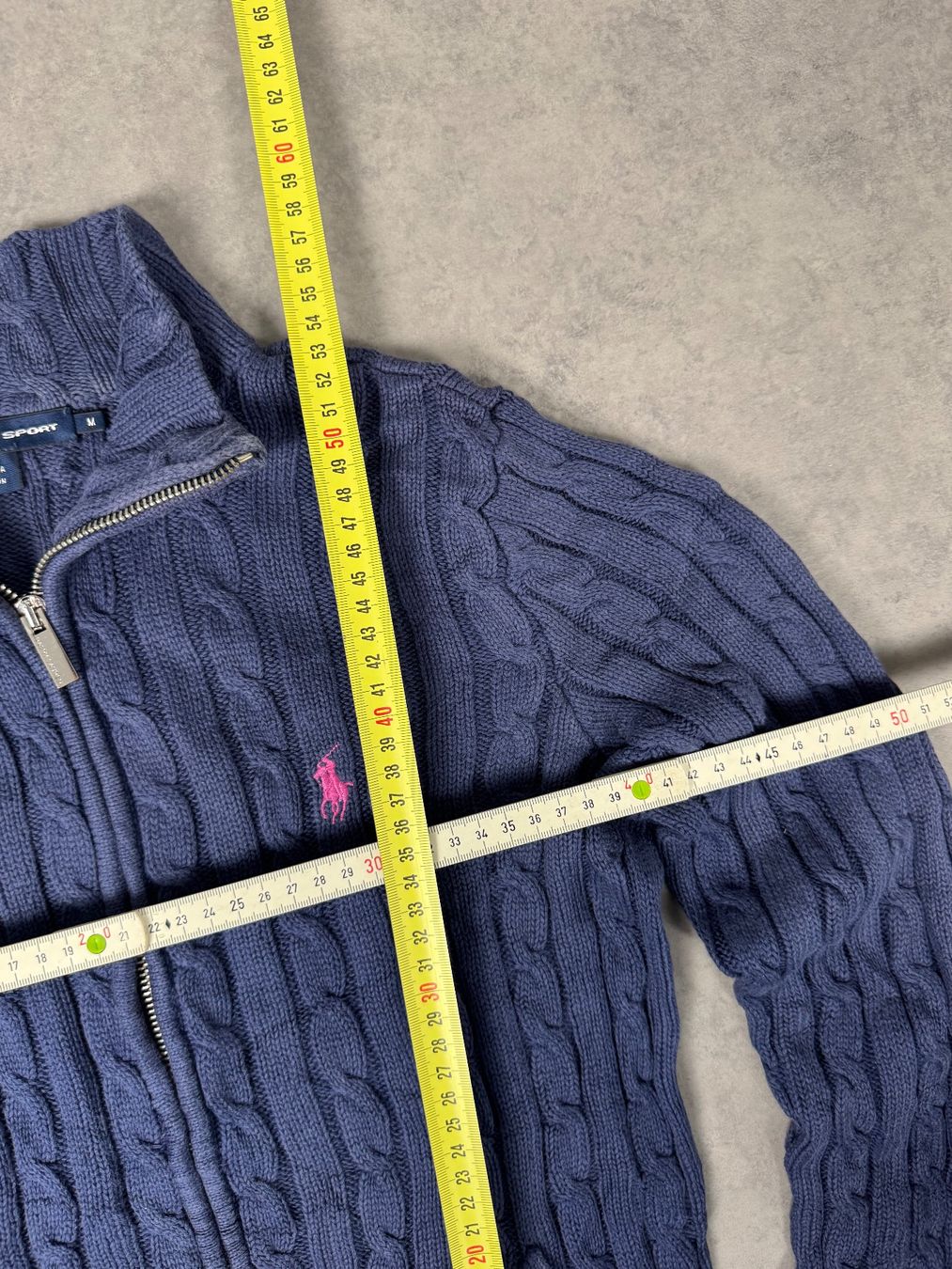 Ralph Lauren Maglioni & Felpe: Ralph Lauren Cable Knit Zipper Pullover - Grösse: S – Usato da Fraubrunnen venduto da simon_28839 3