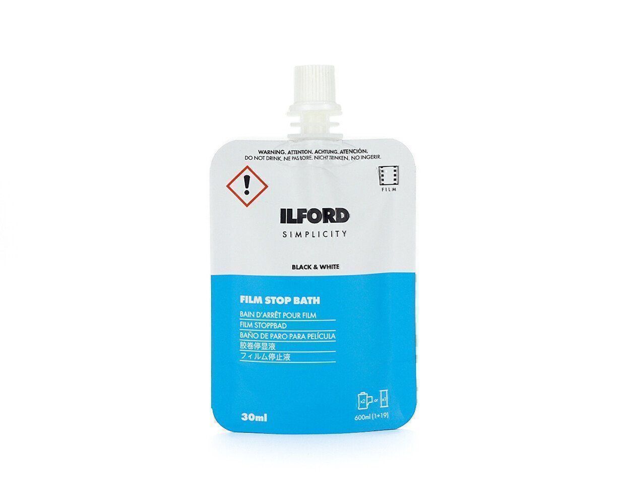 Ilford Laboratorio & Camera oscura: ILFORD Simplicity Film Starter Pack – Nuovo e nell'imballaggio originale da Halden venduto da TopFoto 1