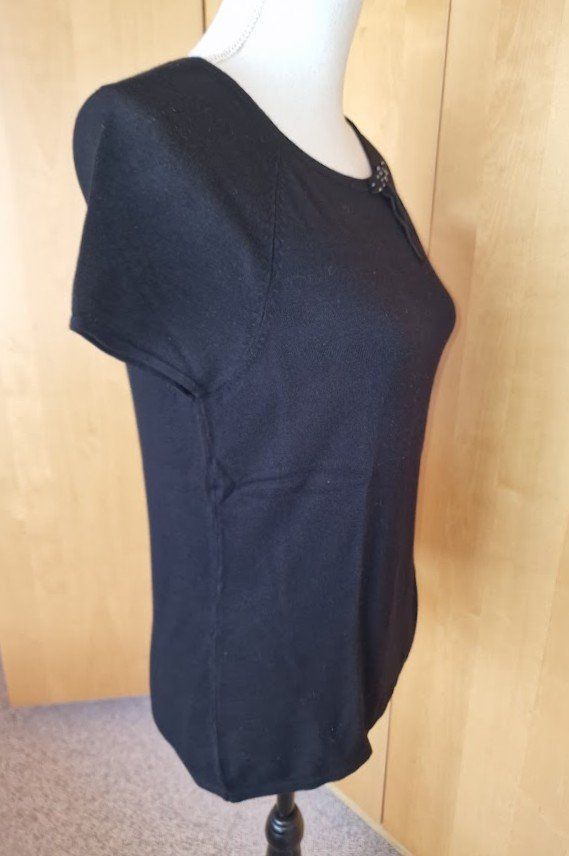 Maglioni & Felpe: ❣️FEINSTRICK PULLOVER SCHWARZ, GR. 40, KURZARM, 77% RAYON – Nuovo (secondo la descrizione) da Schönengrund venduto da cuishla 3
