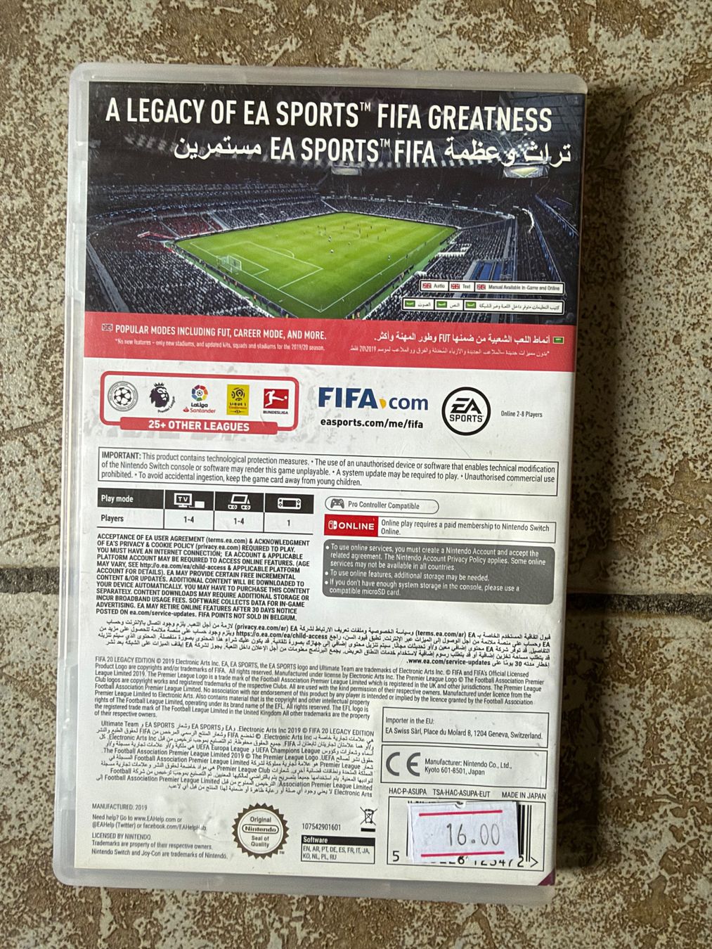 Nintendo Spiele: Switch: Fifa 20 – Gebraucht aus Marly von may_j75b 1
