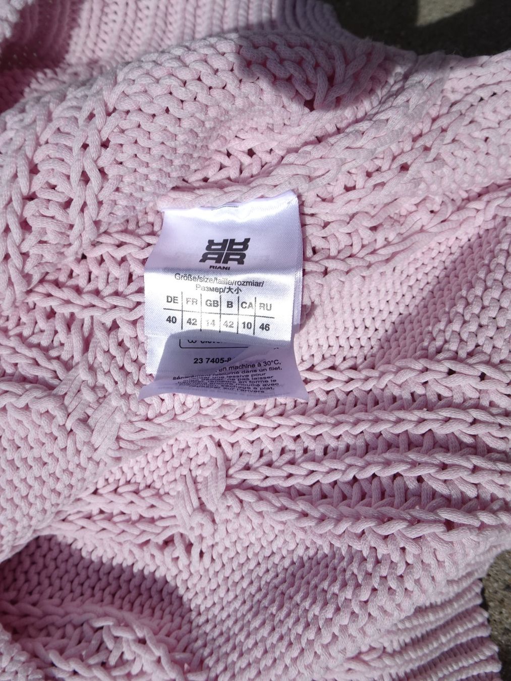 Riani Maglioni & Felpe: Riani Strickpullover rosa rose Gr 40 Pullover – Usato da Winterthur venduto da blumeblau77 6