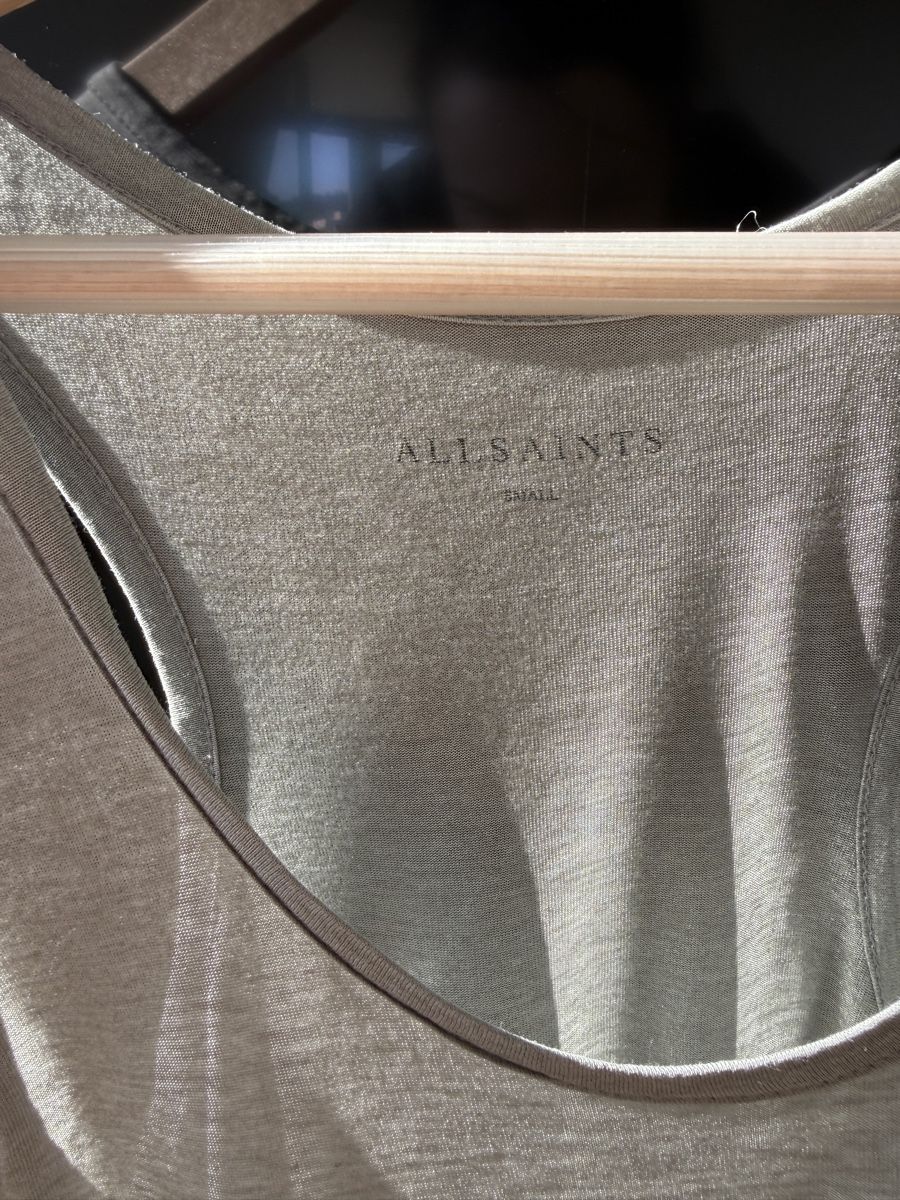 Allsaints Top: ALLSAINTS Modal Silk Top grey size S – Usato da zug venduto da Inaar 1
