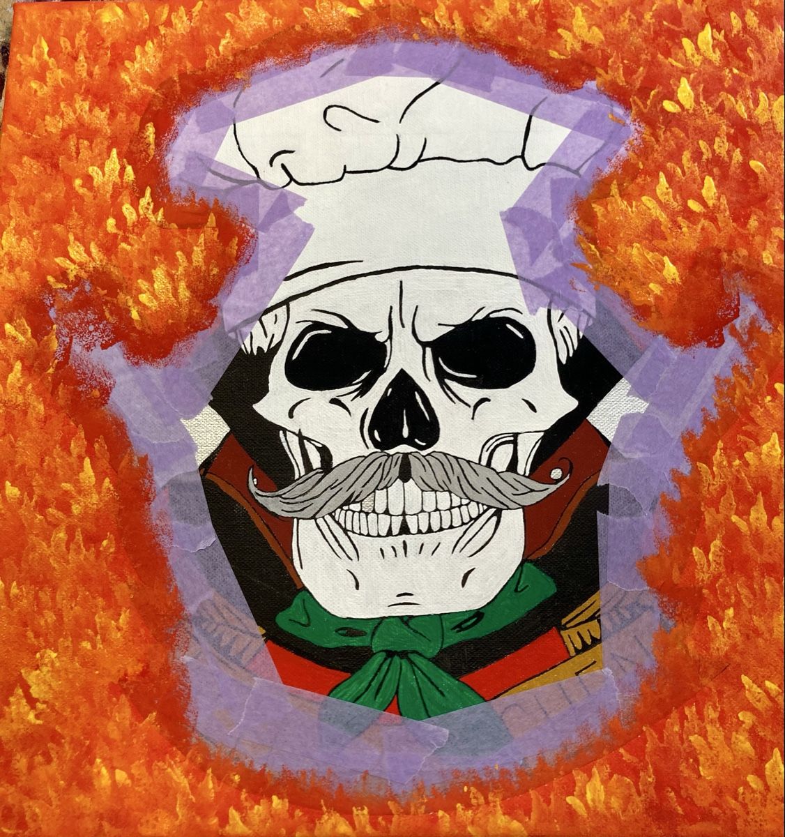 Dipinti: 🔥 Handgemaltes „Hell's Kitchen“ Leinwandbil – Nuovo (secondo la descrizione) da Weesen venduto da baerry89 1