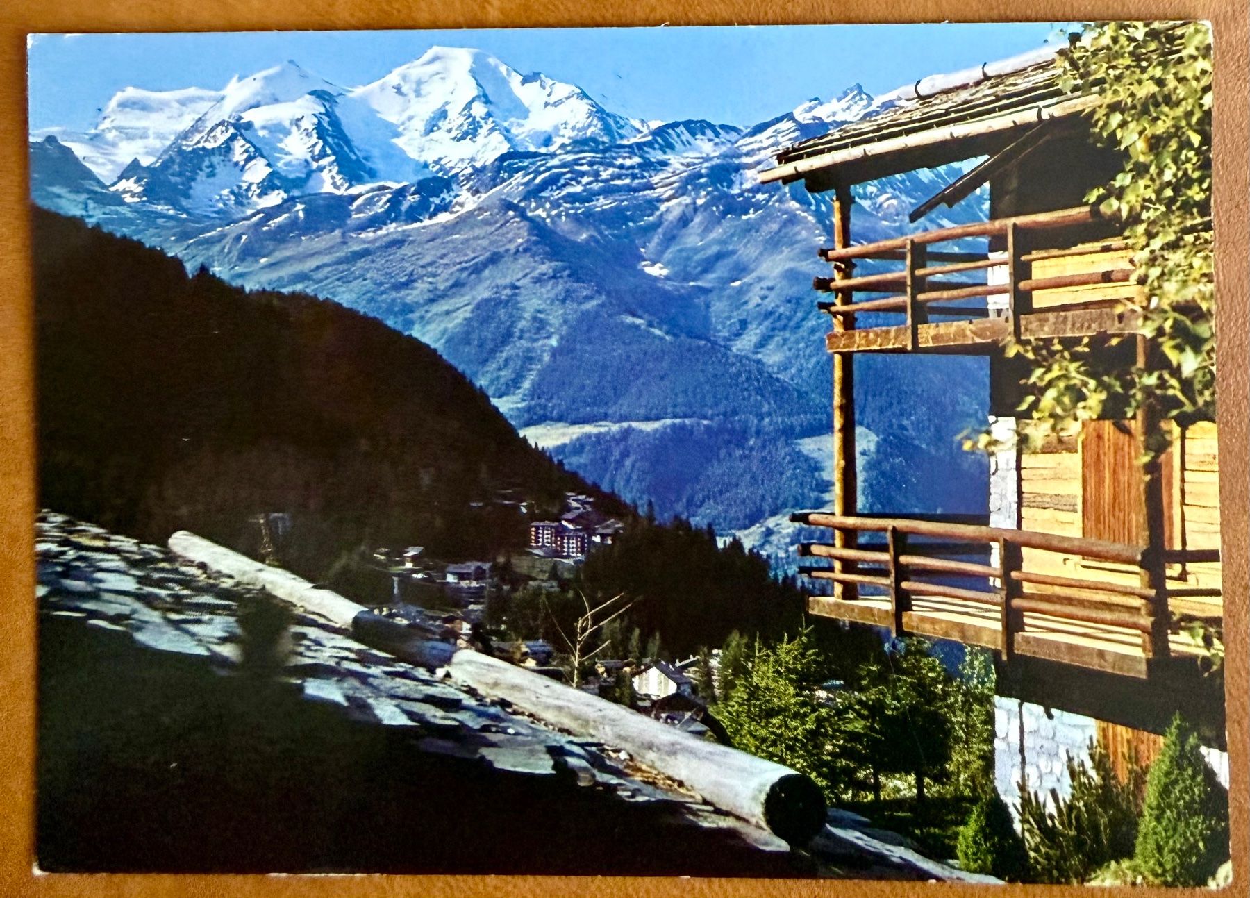 Cartoline postali: Verbier - Val de Bagne - Chalet – Usato da Lutry venduto da Ediego