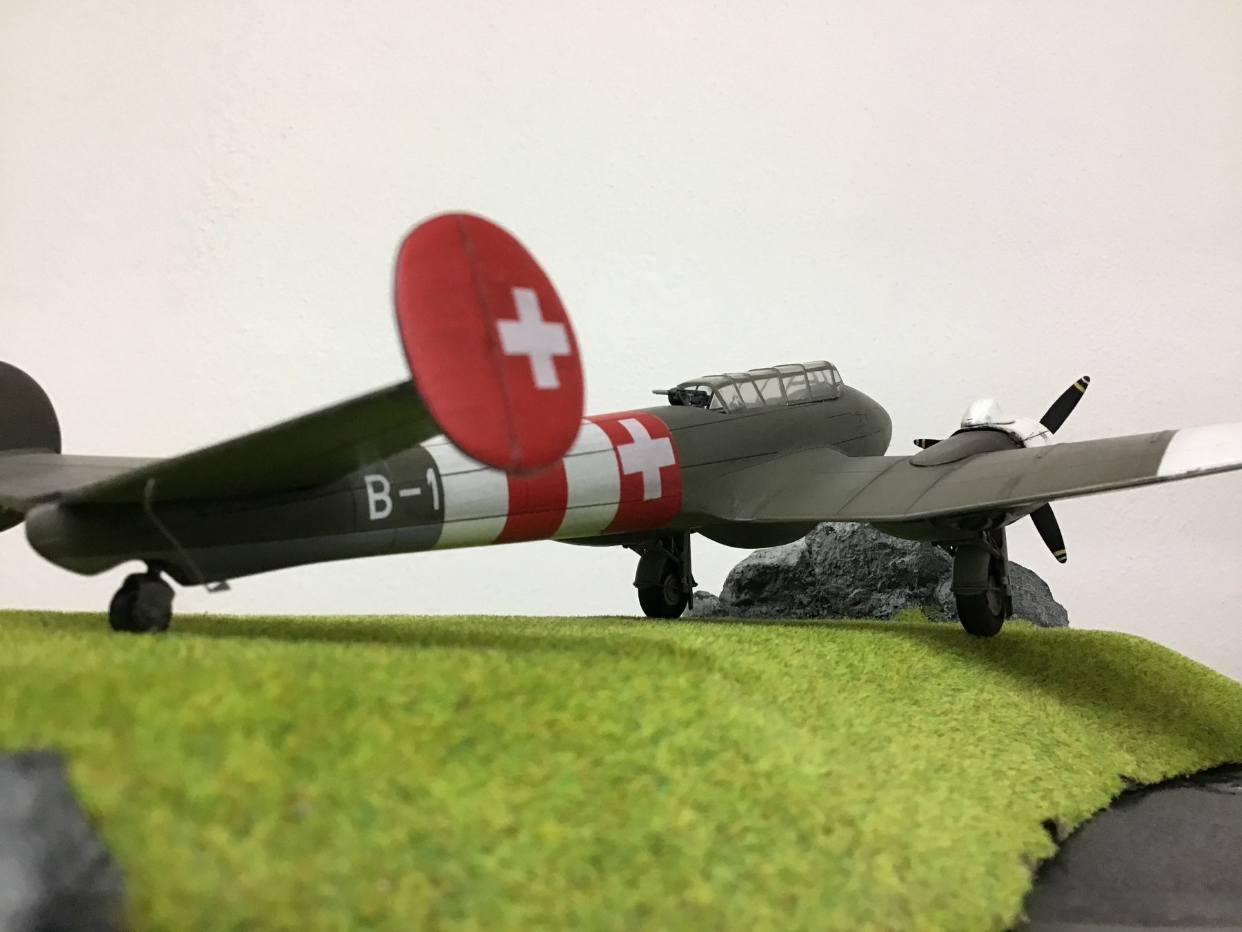 Schweizer Armee Kit di modellismo & Modellini statici: Schweizer Flugzeugmodell Potez 1:48 – Nuovo (secondo la descrizione) da Männedorf venduto da Modell-Spezialisten 4