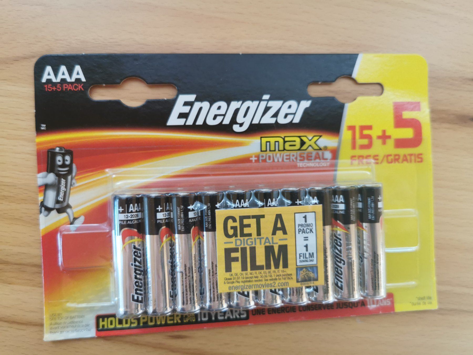 Energizer Caricatori & Batterie: 20 Energizer AAA-Batterien, Sparpack – Nuovo e nell'imballaggio originale da Gebenstorf venduto da monschala