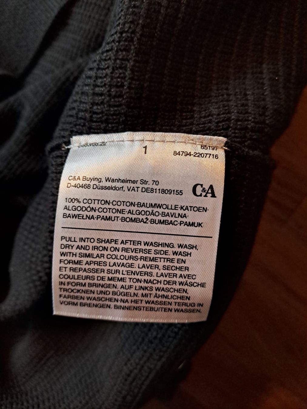 C&A Maglioni & Felpe: Baumwoll Strick-Longpulli XXL neu! – Nuovo (secondo la descrizione) da Emdthal venduto da kasira 2
