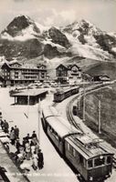 Kleine Scheidegg eiger und Münch Bahnhof Spielzeug-Eisenbahn