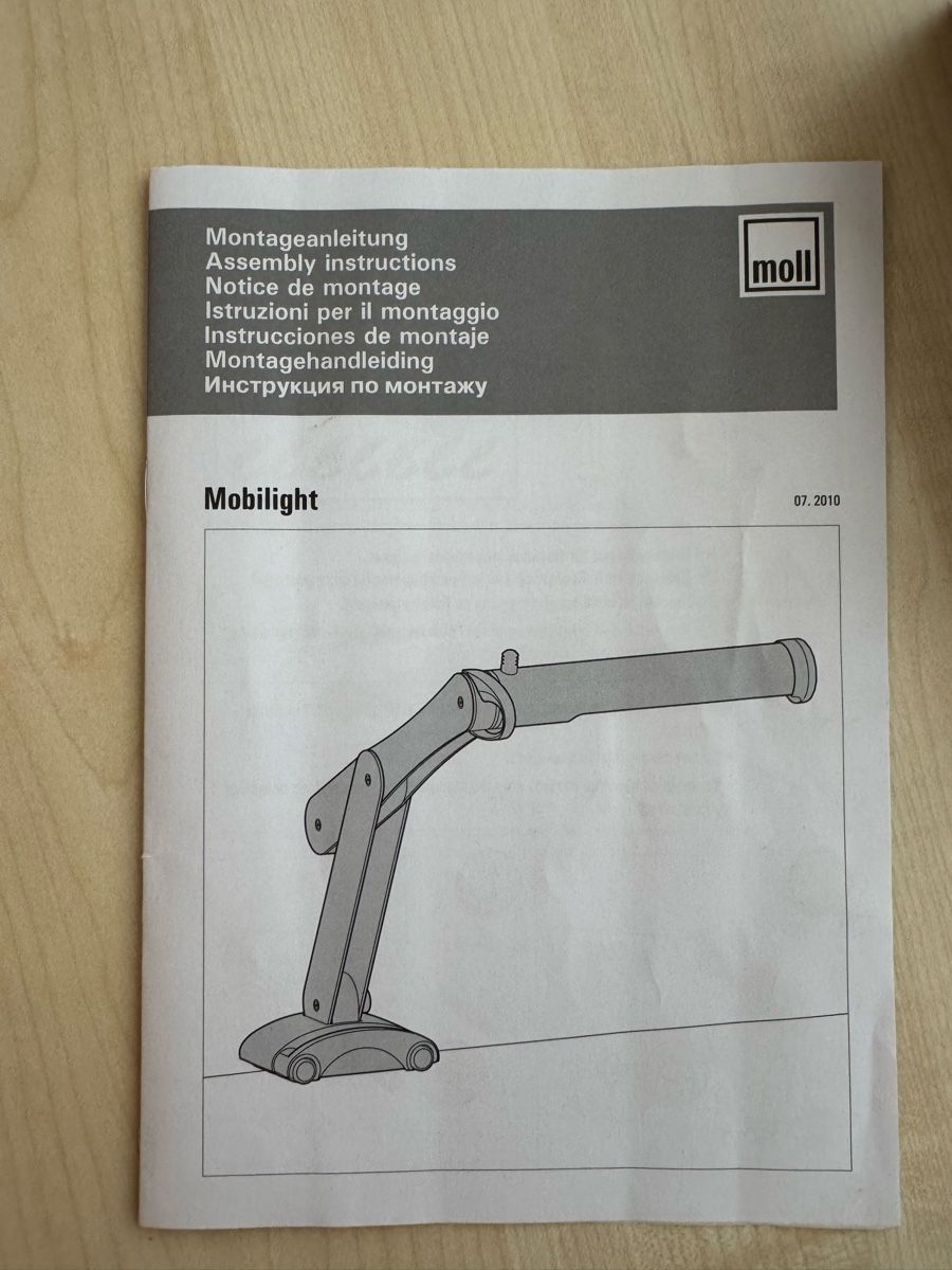 Moll Scrivanie: moll Schreibtisch Runner Compact + Mobilight Lampe – Usato da Grabs venduto da luc_8pw7 9