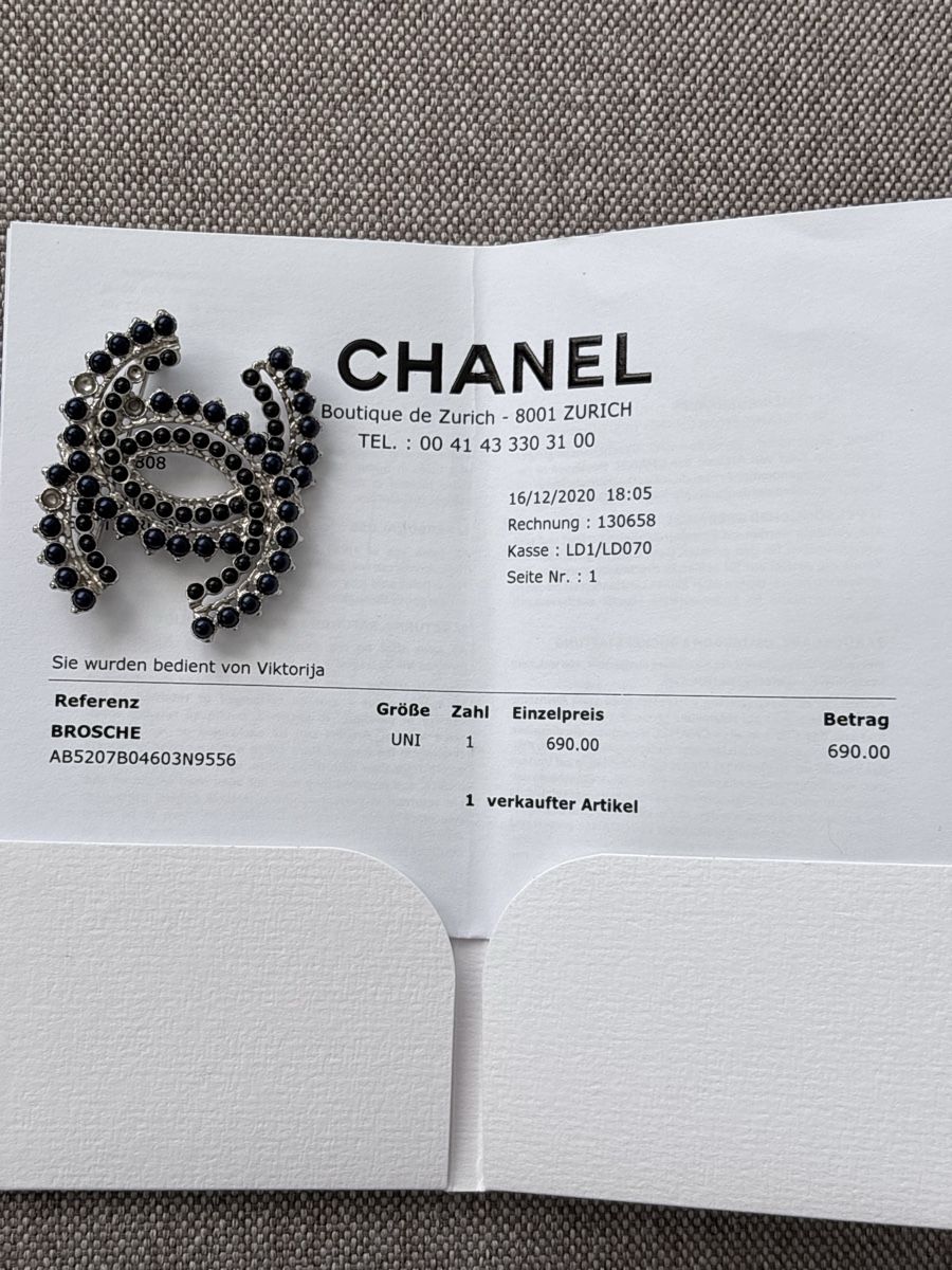 Chanel Spille & Fermagli: CHANEL Brosche – Difettoso da Zürich venduto da auto-moto 6