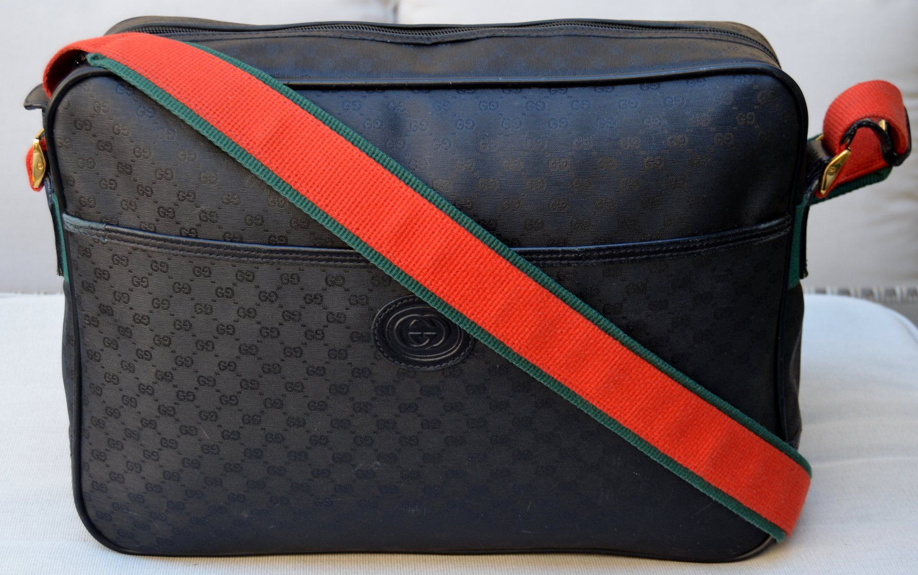 Gucci Borse: Gucci Supreme Web Messenger / Tasche / sac – Usato da Collonges venduto da Auganien 4