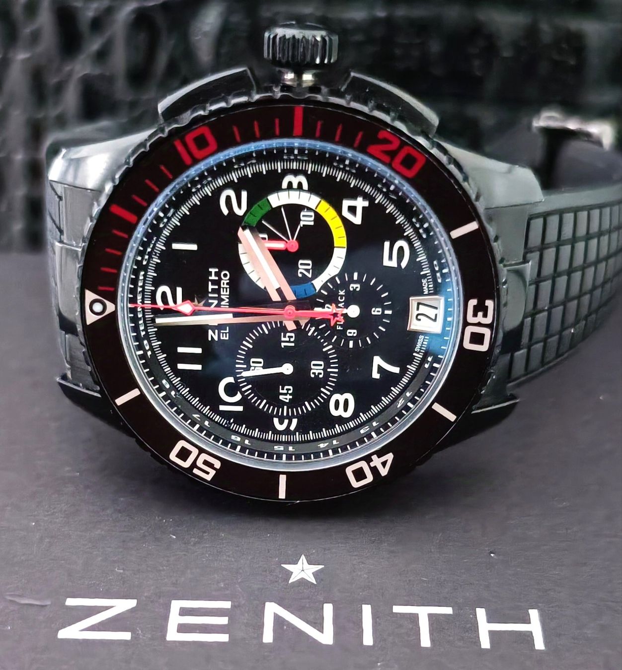 Zenith Orologi: Zenith El Primero Stratos Flyback Rainbow Limited Edition – Nuovo (secondo la descrizione) da Sierre venduto da imaginations