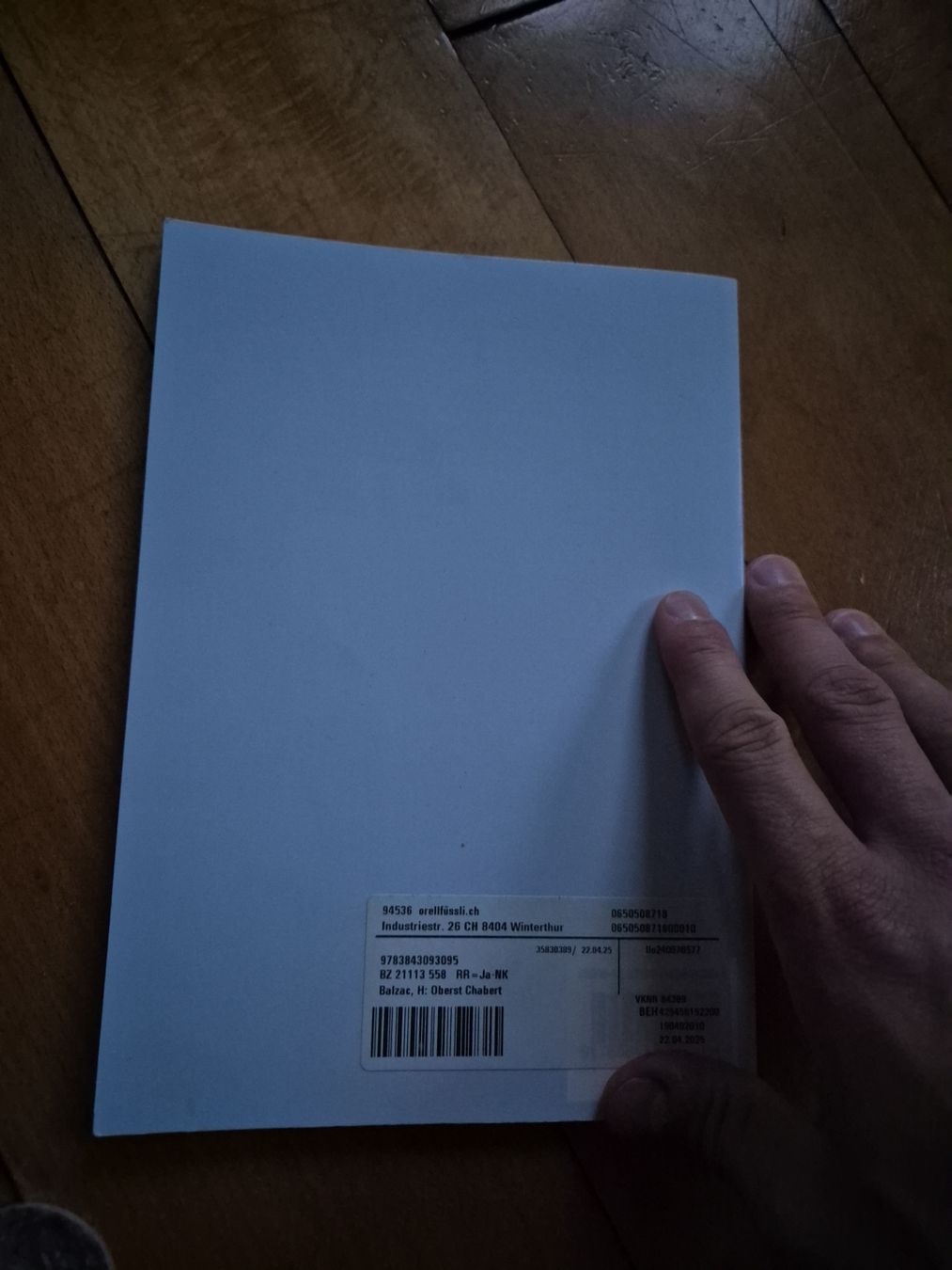 Libri: Honoré de Balzac - Oberst Chabert - Eine Novelle – Nuovo (secondo la descrizione) da Nürensdorf venduto da luc_9ksf 1