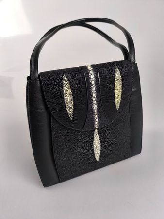 Leder-Tasche ( Rochen )