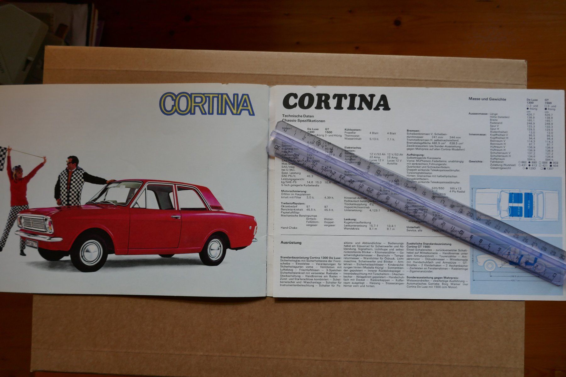 Ford Dokumente: FORD Cortina   Originalprospekt – Gebraucht aus Madiswil von ML911 5