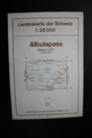 ALBULAPASS  1: 25 000 Landeskarte der Schweiz 1962