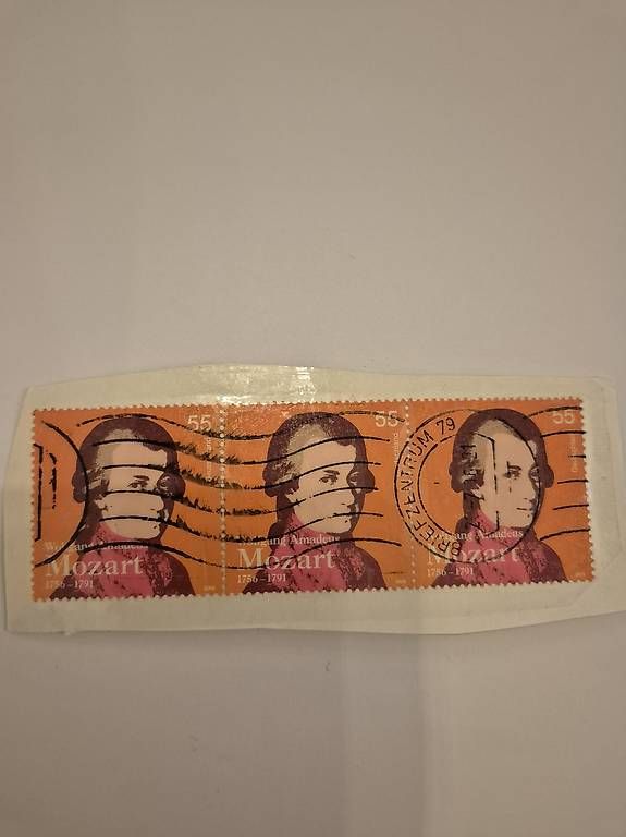 Tutti i francobolli: Briefmarke Mozart – Usato da Basel venduto da jul_hr8h