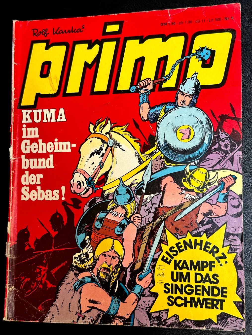 Fumetti: Primo Nr. 6 1974/1973, 100 Comics eingestellt ab 1.- – Usato da Seltisberg venduto da quadartswiss