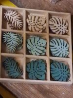 Lot deko Holz Streuer in Holz Box originalverpackt