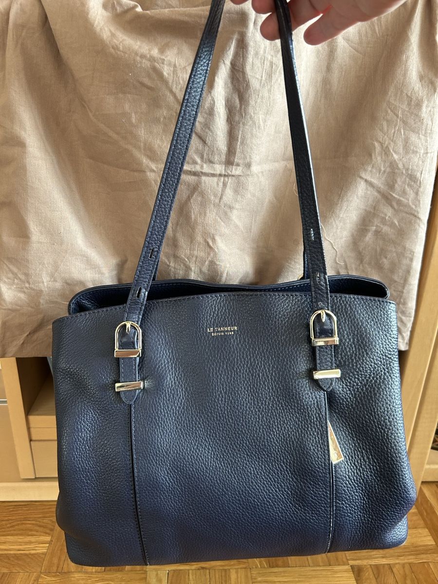 Borse da donna: Sac à main Le Tanneur Capucine Bleu – Usato da Vufflens-la-Ville venduto da newlifegva