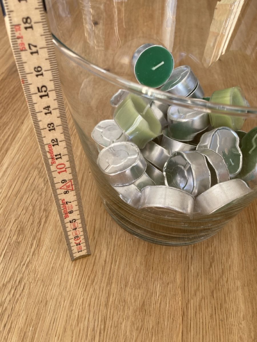 Candele: Verre et divers bougies réchaud – Usato da Hérémence venduto da saburan 2