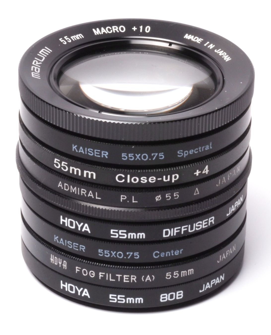 Filtri: 8 diverse Filter passend für Objektive Ø 55mm Filtergewinde – Usato da Lostorf venduto da real-value
