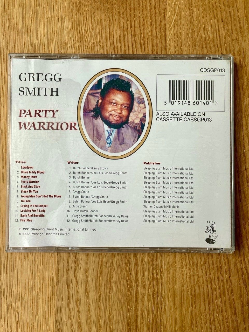 CD: Gregg Smith Party Warrior CD – Usato da Basel venduto da ece2108 1