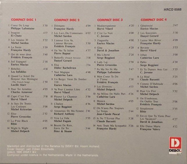 CD: La Collection Française (4 CDs) – Usato da Grüningen venduto da azulgris 1