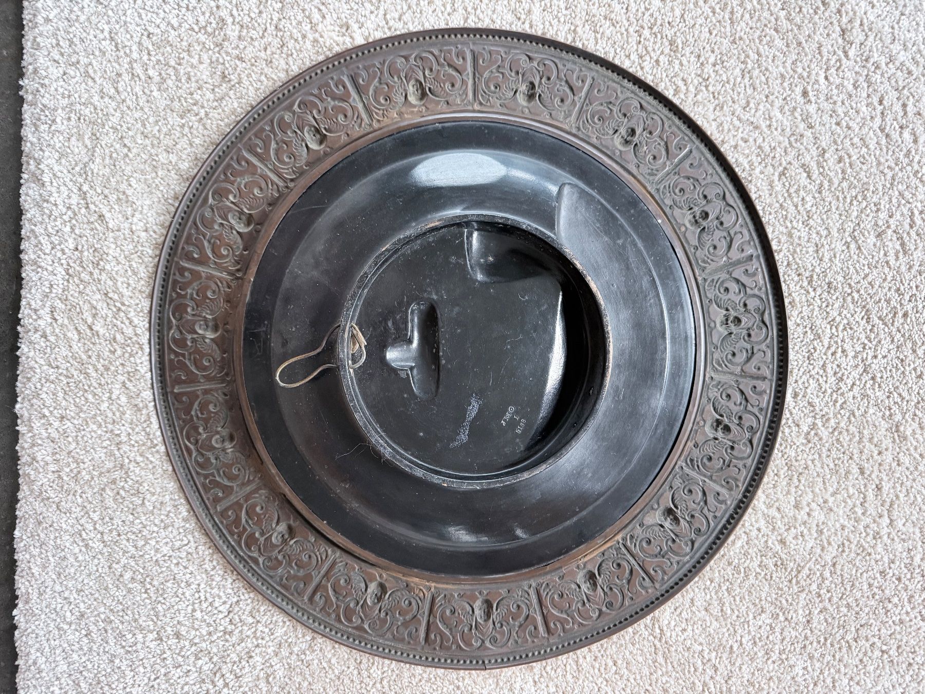 Tutte le decorazioni: Wandteller Forum Romanum, Material vermutlich Messing, 44cm – Usato da Meggen venduto da maxdietrich 3