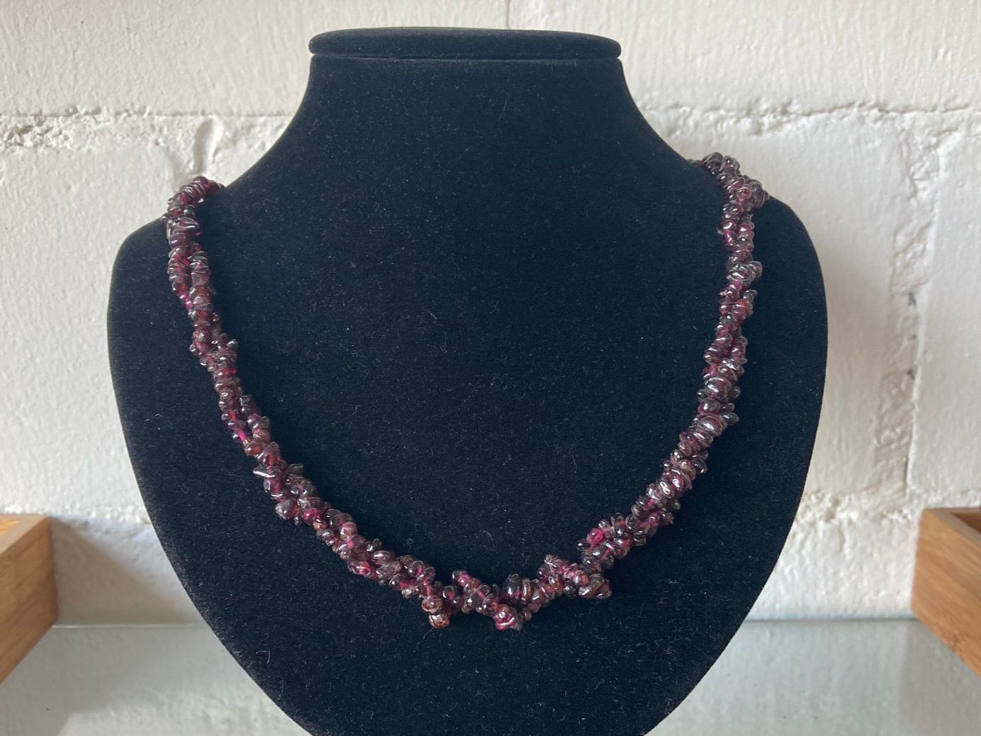 Catenine: GRANAT  SPLITTER  HALSKETTE 90cm – Nuovo e nell'imballaggio originale da Aesch ZH venduto da LiquidAktion