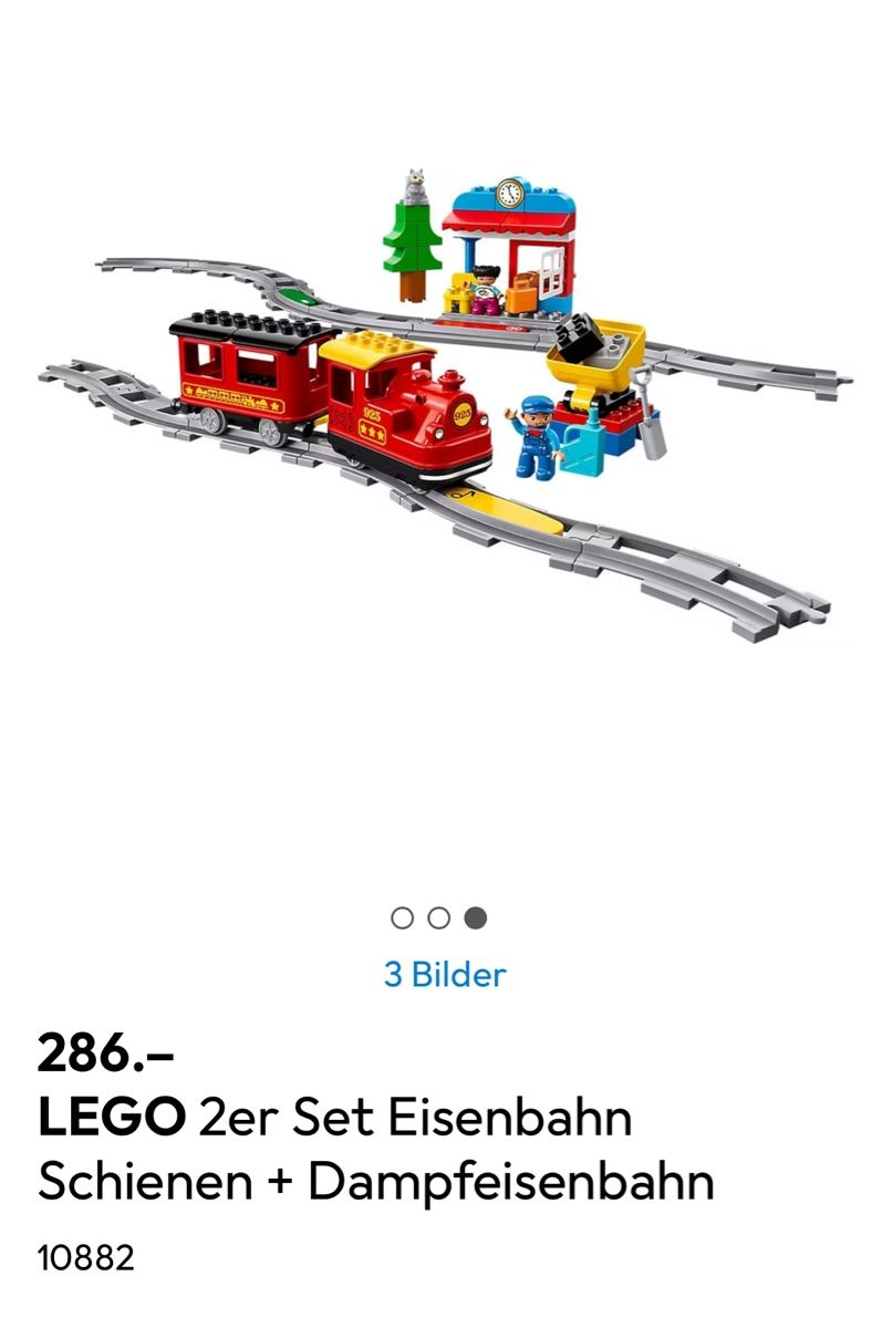 Lego Giocattoli: LEGO Duplo Dampfeisenbahnset – Usato da Basel venduto da meretba 5