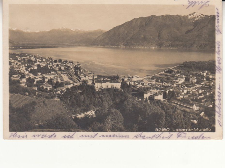 Ansichtskarten: Locarno Muralto 1927 – Gebraucht aus Bürglen TG von StampGraf