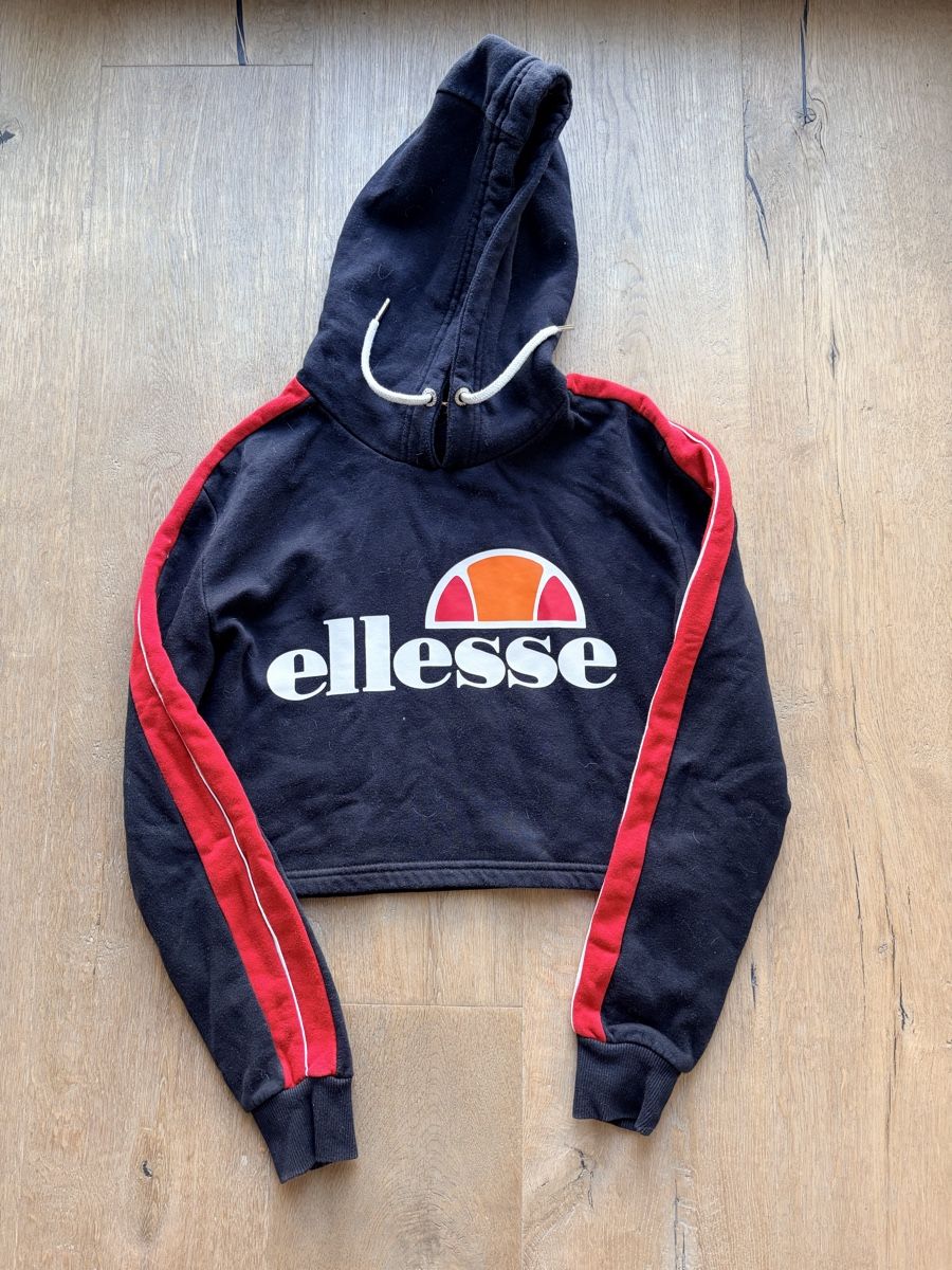 Ellesse Pulls & Sweat-shirts: Pull à capuche Ellesse noir rouge taille EU 36 – D'occasion à Champlan par Ger77