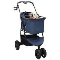 Poussette Pliante pour Animaux Bleu 78 x 54 x 101 cm Polyest